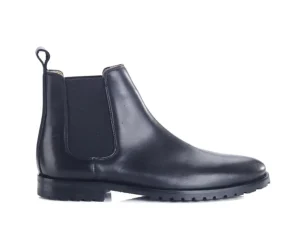 Bexley Boots & Bottines*Chelsea Boots Semelle Gomme Avec Talon Bottier Bentfield Gomme | Noir