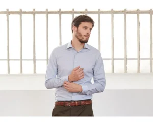 Bexley Chemises À Carreaux*Chemise Blanche A Petits Carreaux Vert Fonce - Salvatore | Blanc Et Vert Fonce