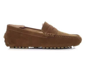 Bexley Mocassins & Drivers*Mocassin Ete Homme Ferguson Velours Caramel