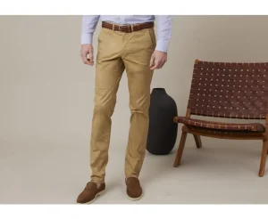 Bexley Coupe Ajustée*Pantalon Chino Homme Kallen Desert