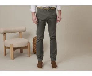 Bexley Coupe Ajustée*Pantalon Chino Homme Kallen Vert Fonce